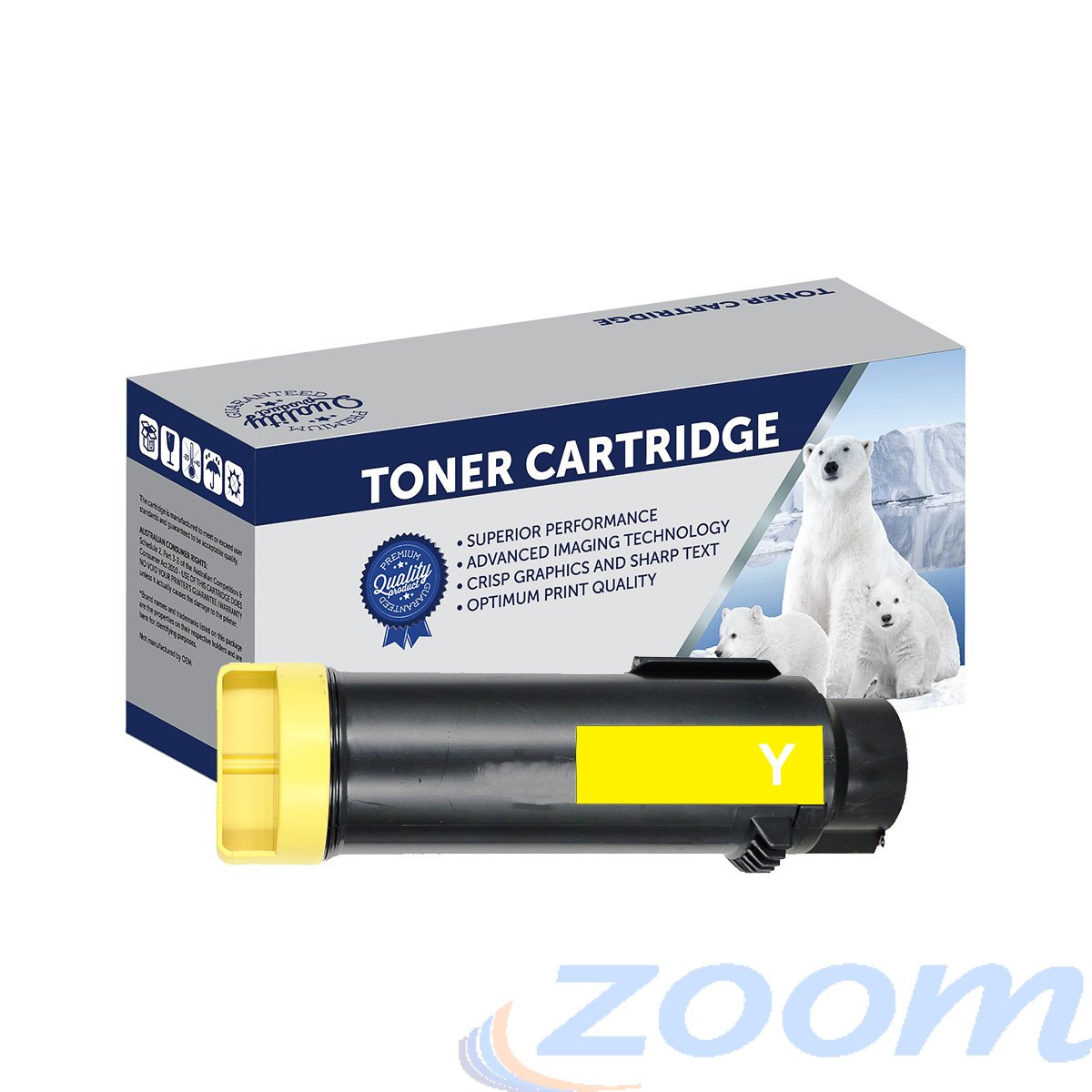 Premium Compatible Xerox CT202613 Yellow Toner Cartridge