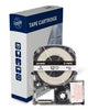 Premium Compatible Epson SS12KW, C53S625100 Black Text on White Label Tape