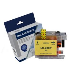 Brother LC-23EY, Premium Compatible Yellow Ink Cartridge - 1,200 Pages