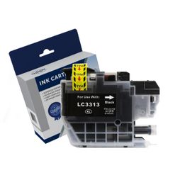 Brother LC-3313BK, LC-3311BK, Premium Compatible Black High Yield Ink Cartridge - 400 Pages