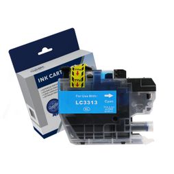 Brother LC-3313C, LC-3311C, Premium Compatible Cyan High Yield Ink Cartridge - 400 Pages