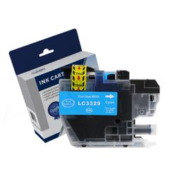Brother LC-3329XLC, Premium Compatible Cyan High Yield Ink Cartridge - 1,500 Pages