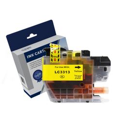Brother LC-3313Y, LC-3311Y, Premium Compatible Yellow High Yield Ink Cartridge - 400 Pages